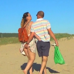 Swinger tourism around the Spanish beaches. Carol and Alberto look for well-hung nudist guys